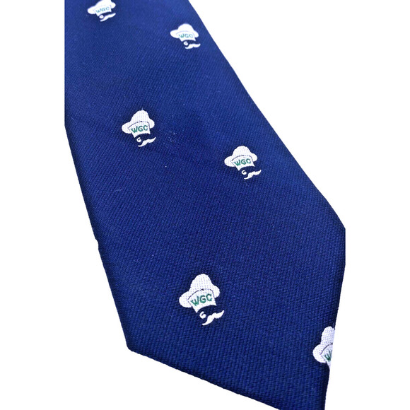 Vintage World's Greatest Chef Tie Necktie Cook Gift Novelty Chef's Hat Pattern - Picture 1 of 6